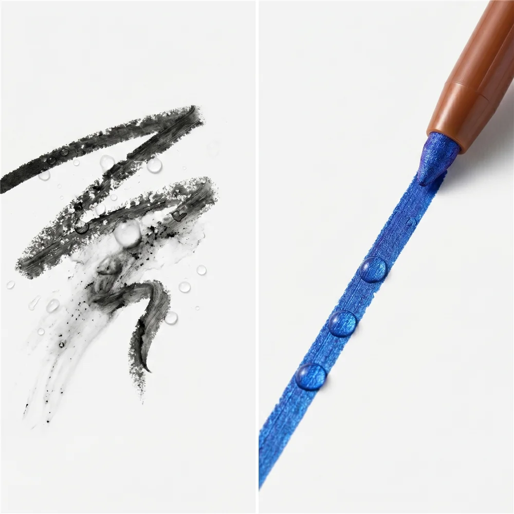 Waterproof Eyeshadow Stick Cream Eyeshadow Pencil Long Lasting Shimmer Matte Eye Shadow Stick Smudge-proof Professional Eye Make