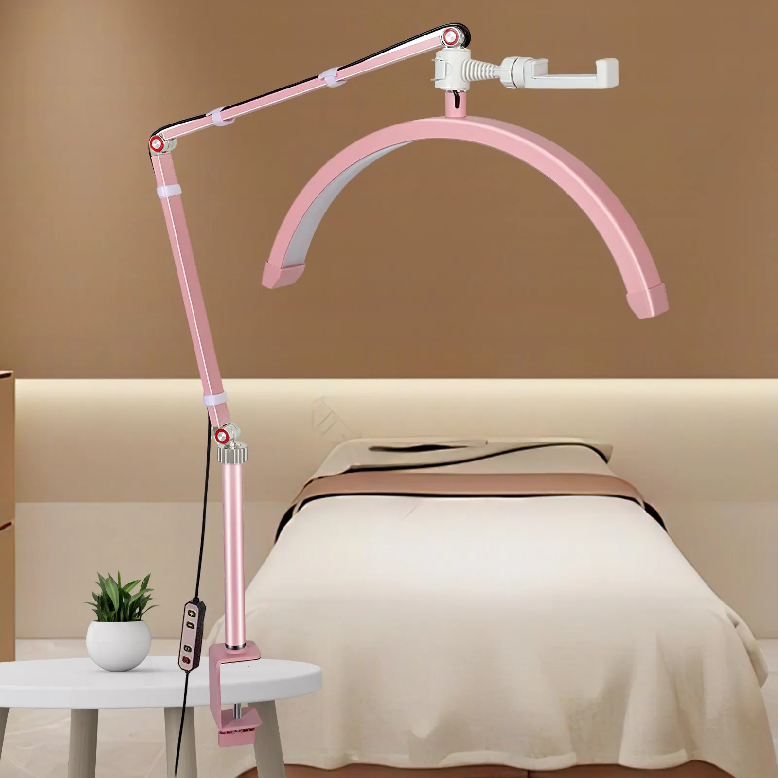 Wimpernlampe Halbmondlicht LED-Mondlampe Fotografie-Fülllicht für Wimpernverlängerung Beauty-Stehlampen für Make-up Schönheitssalon