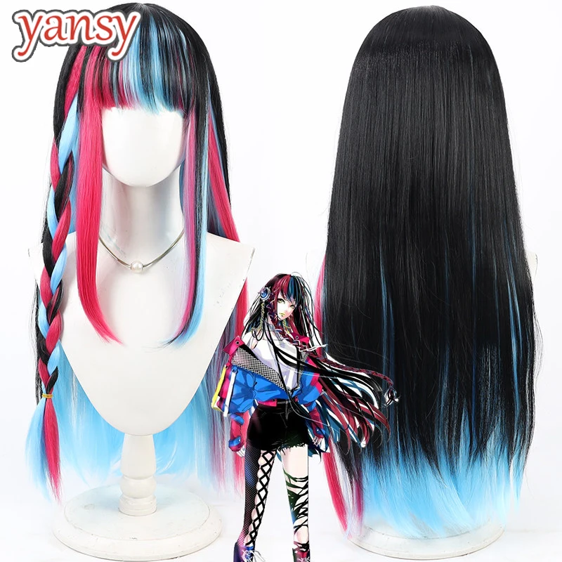 parrucche-sintetiche-yansywig-per-cosplay-di-harusaruhi-youtuber-virtuale-80-cm-nere-con-rosa-acceso-e-blu-resistenti-al-calore