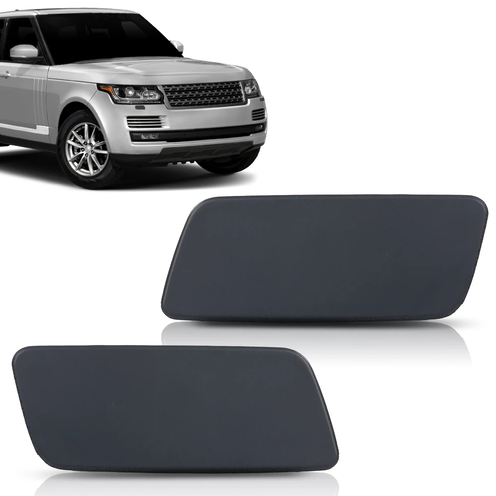 

1 Pair Front Headlamp Washer Cover Powerwash Cap Cover Fit for 2013-2017 Range Rover Abs