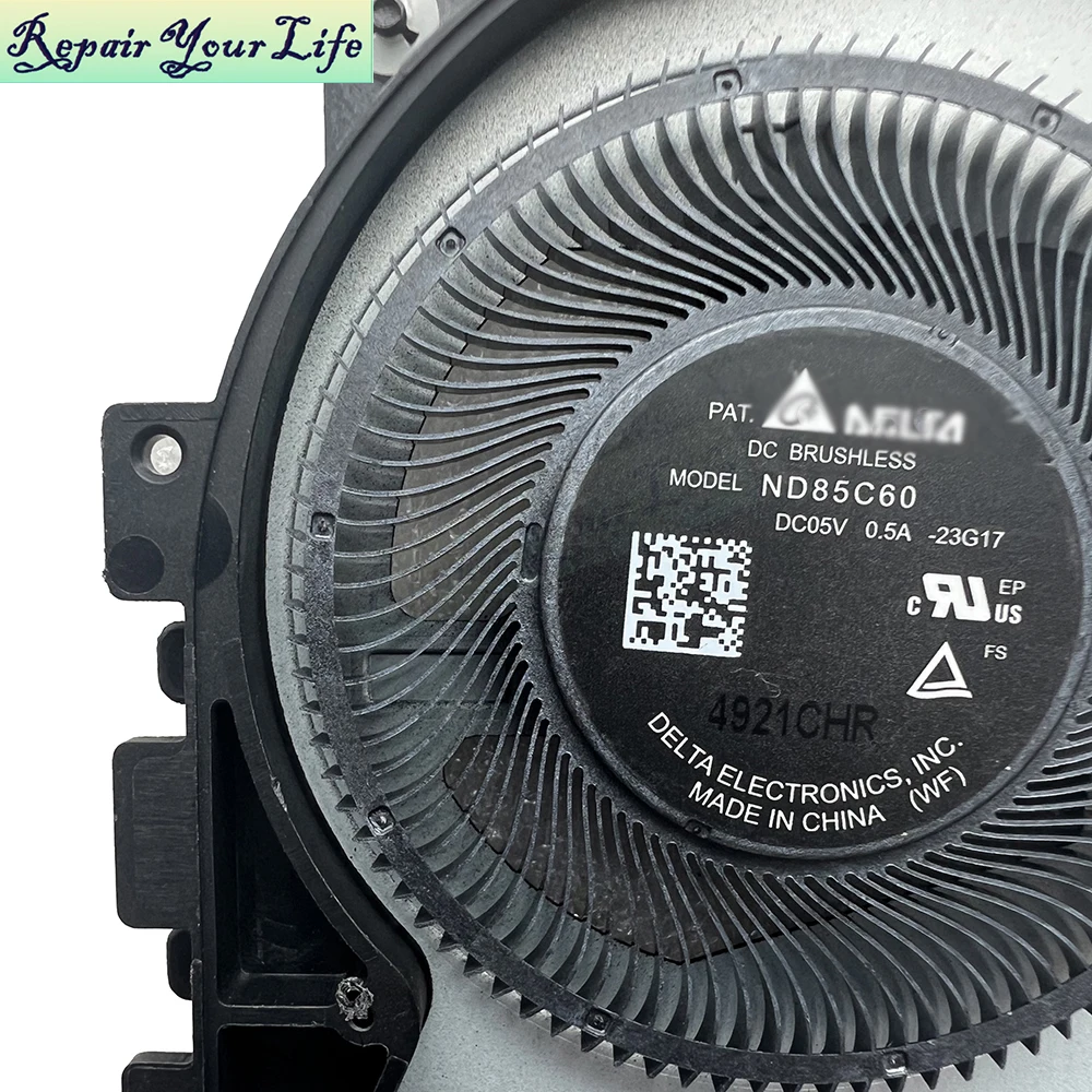 Notebook CPU Fan Cooler For Lenovo ThinkPad T14 P14S Gen 5 21MC 21ME ND85C60-23F17 Processor Cooling Radiator Fans 5H41B77436