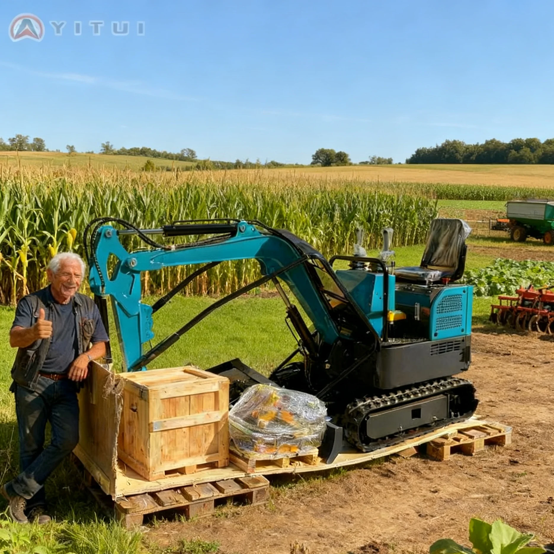 2 طن حفارة صغيرة مع مبيعات المصنع مباشرة الكابينة محرك سوينغ جانبي ذراع كبير متعدد الوظائف حفارة صغيرة مخصصة #2