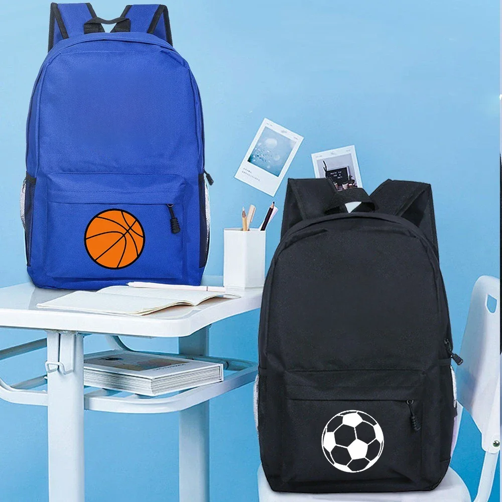 Gepersonaliseerde Jongens Schooltas Custom Voetbal Basketbal Met Naam Print Student Rugzak Tiener Laptop Tassen Terug Naar School Cadeau