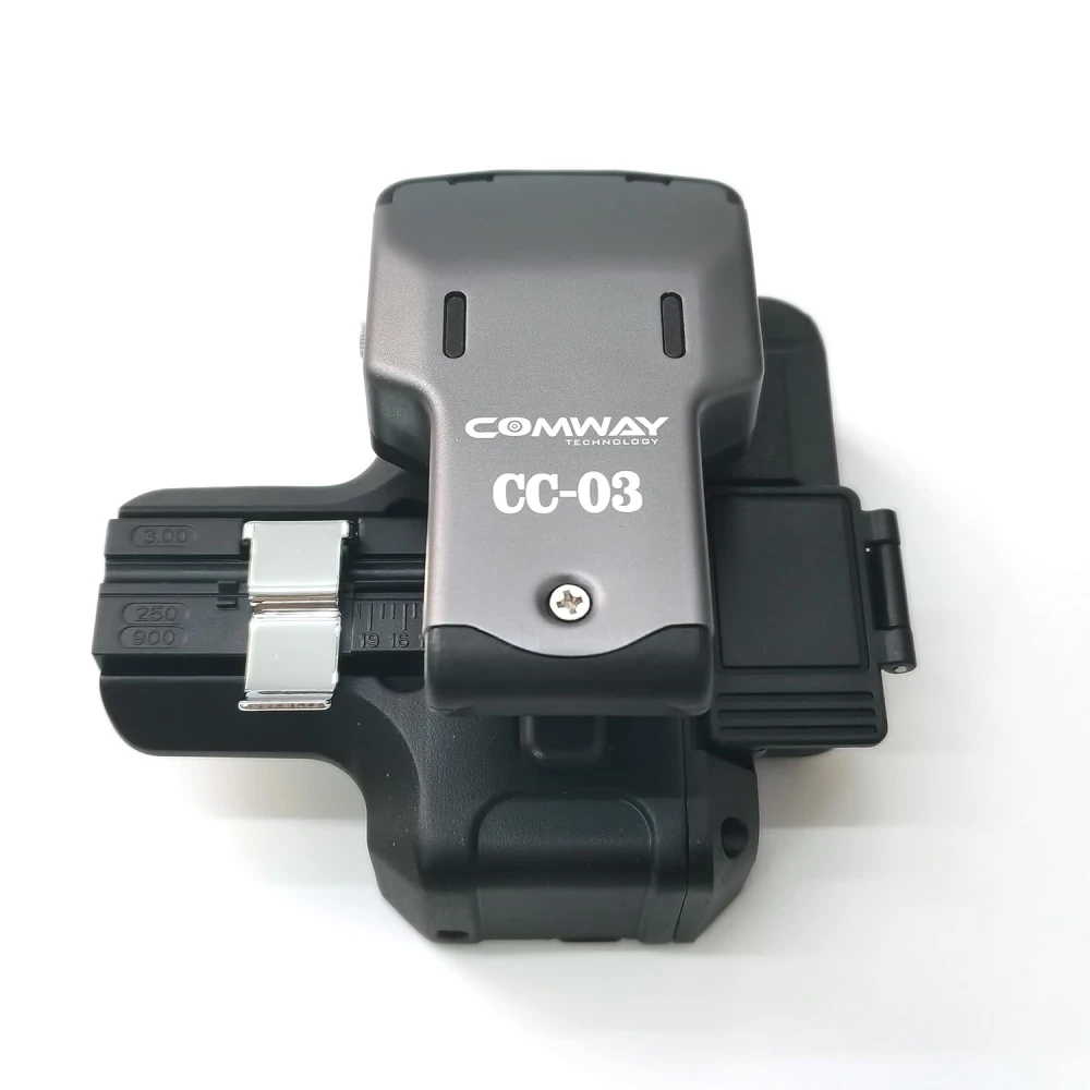 Original COMWAY CC-03 One-step Fiber Cleaver High Precision Cutting Knife Automatic High Precision Fiber Cutter 48000 Blade