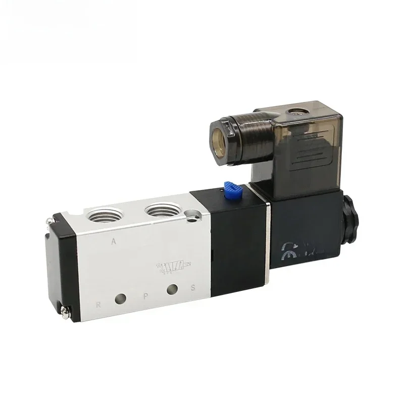 Électrovanne électrique pneumatique 5 voies 2 positions contrôle Air gaz magnétique 4V210-08 12V 24V 110V 220V bobine Volt