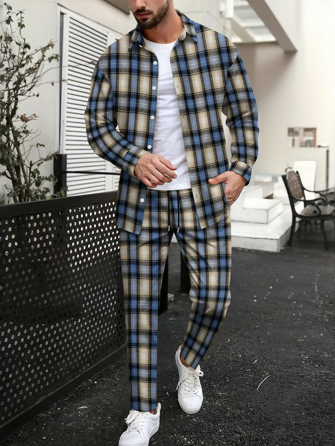 Men's Fashionable Collared Lon - огляд і ціна Men'S Fashion Pants