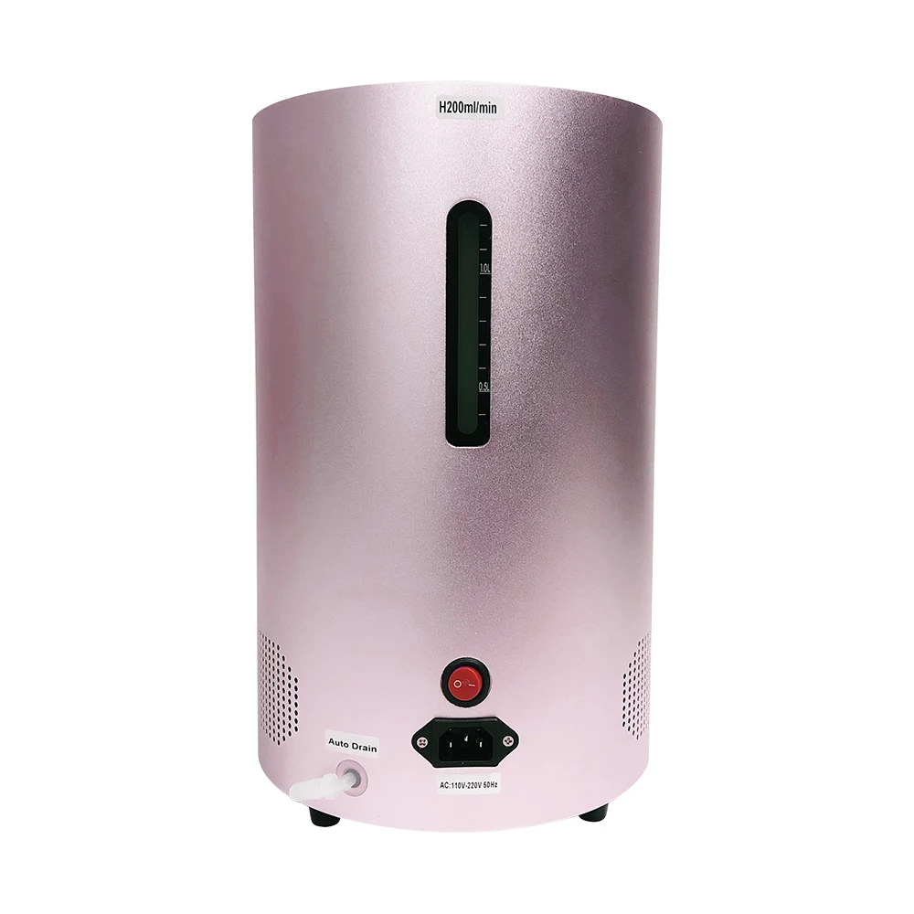 Hydrogen Water H2 Inhalation Machine with 200ml/min 99.99% High Purity H2 Low Noise Hydrogen Water Generator ionizer SPE/PEM