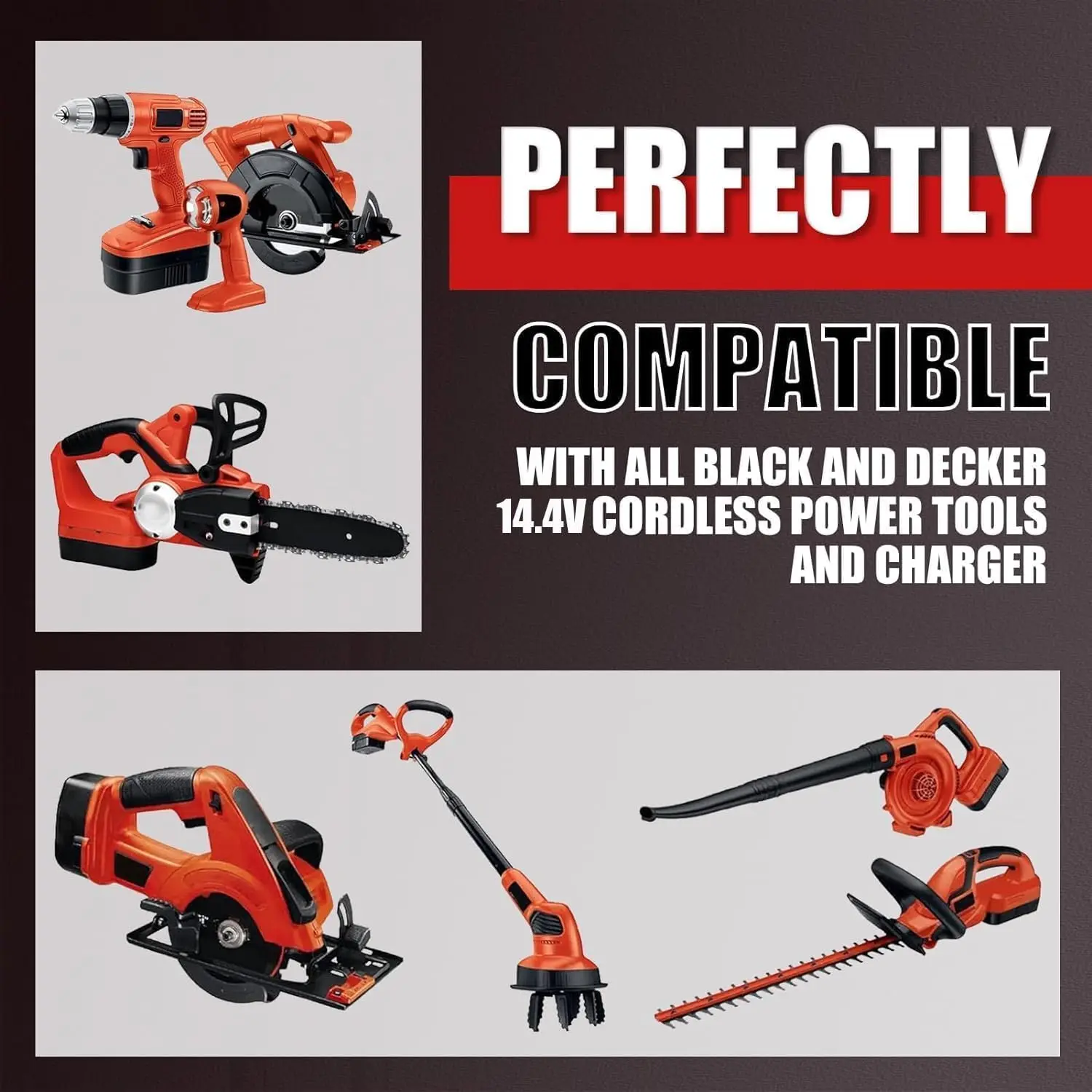 1/2/4 حزمة بطارية 4.8Ah بديلة لبطارية بلاك اند ديكر HPB14 المتوافقة مع بطارية أداة الطاقة B&D 14.4 فولت HPB14 FS140