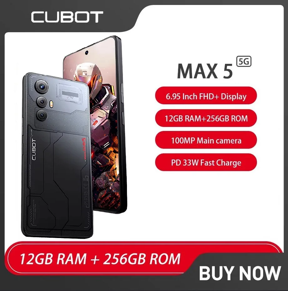 CUBOT MAX 5 Teléfono para juegos 6,95 \