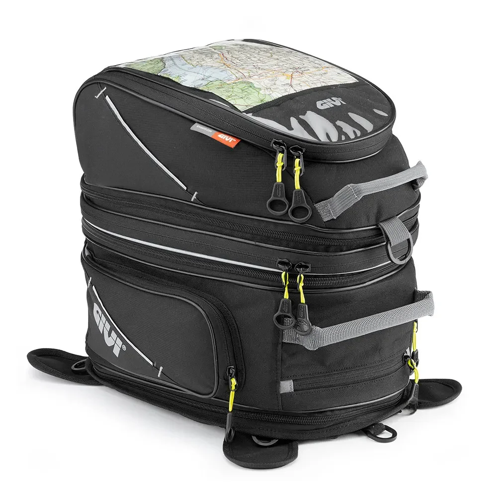 Givi EA103B-Easy t25 saco de depósito da motocicleta + 15 litros expansível fixação magnética preta