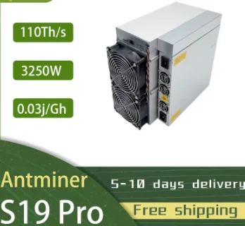 

Bitmain-Antminer S19 Pro, 84T, 88T, 92T, 96T, 100T, 104T, Bitcoin Miner, em estoque, frete grátis, novo