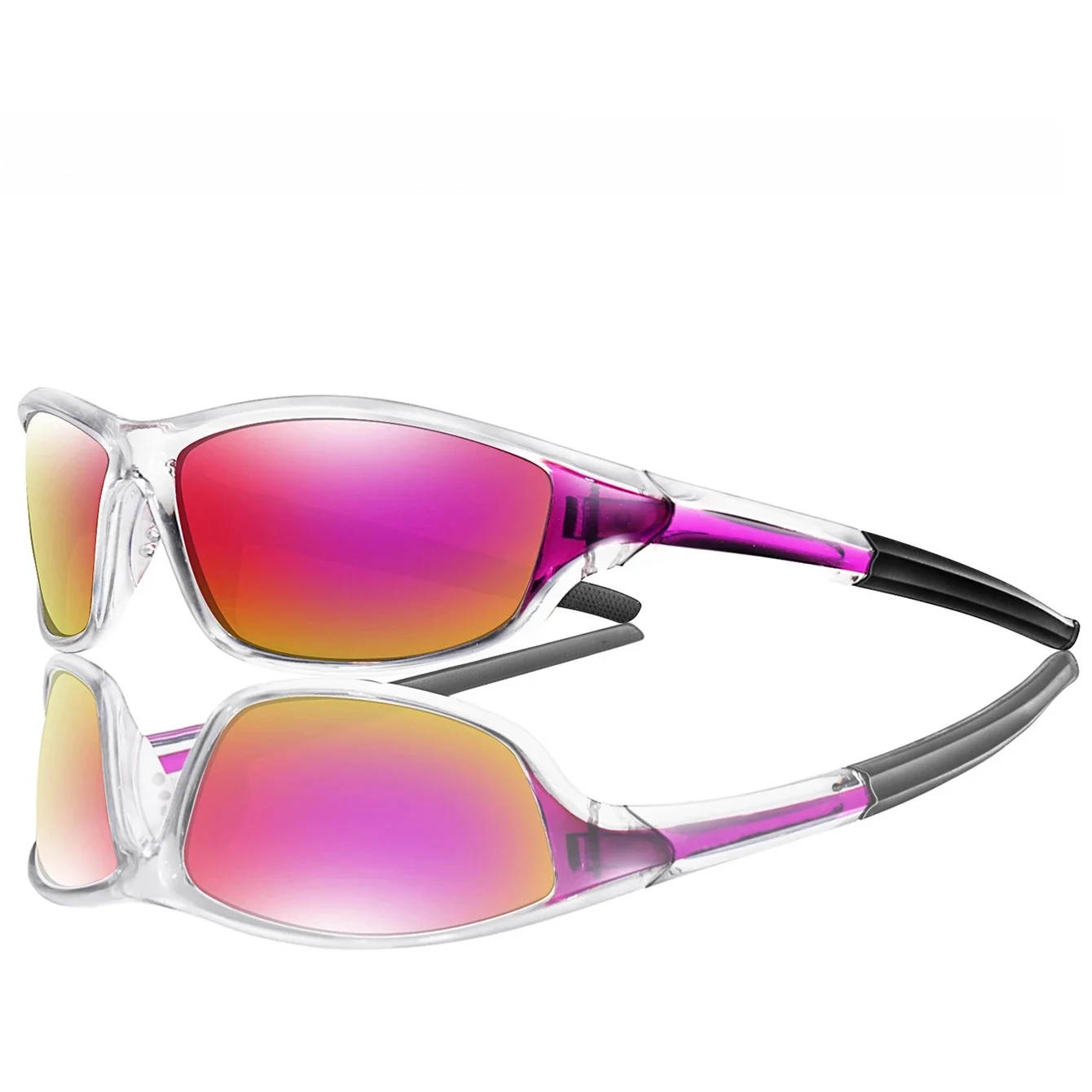 AliExpress LOISRUBY Men and Women Polarized Fishing Sunglasses Outdoor Sports Cycling Driving Hiking Eyewear Camping Travel Transparent Frame UV400