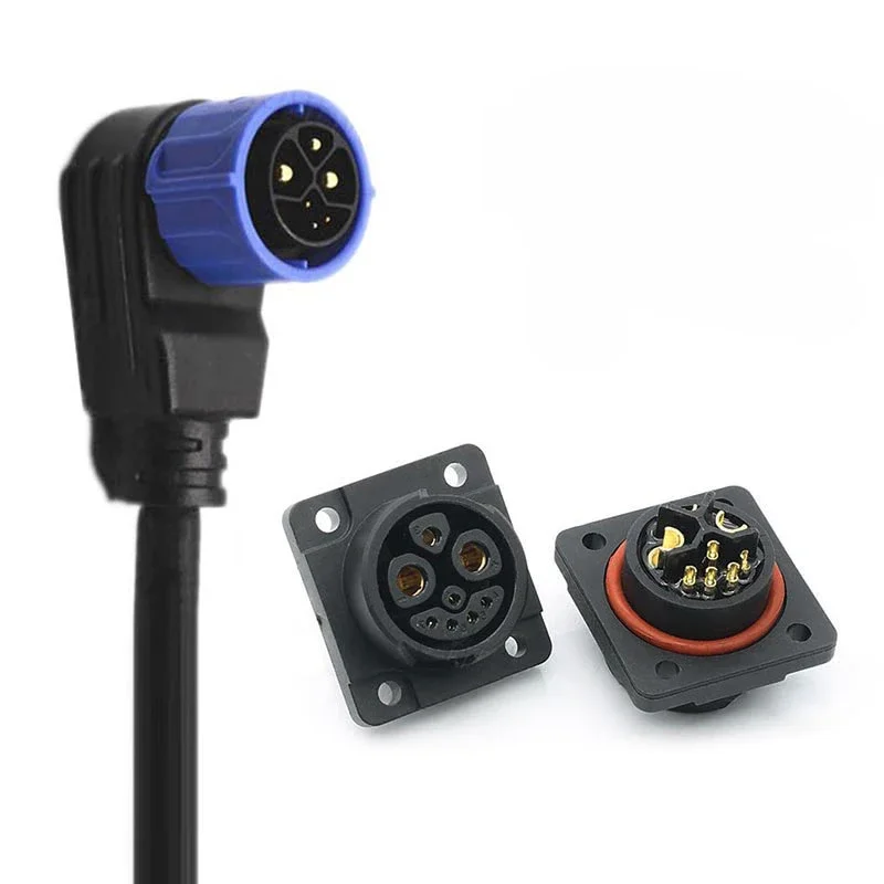 AliExpress M25 2+1+5 Scooter Battery Connector IP67 2+1+3 Electric Bicycle Charging Port Wire Male Female 8Pin