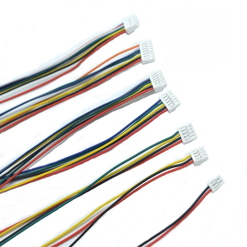 10PCS Micro JST GH 1.25 2P 3P 4P 5P 6PIN Toonhoogte 1.25mm Stekker Connector Met Draad Kabels 150mm Connector 28AWG - afbeelding 2