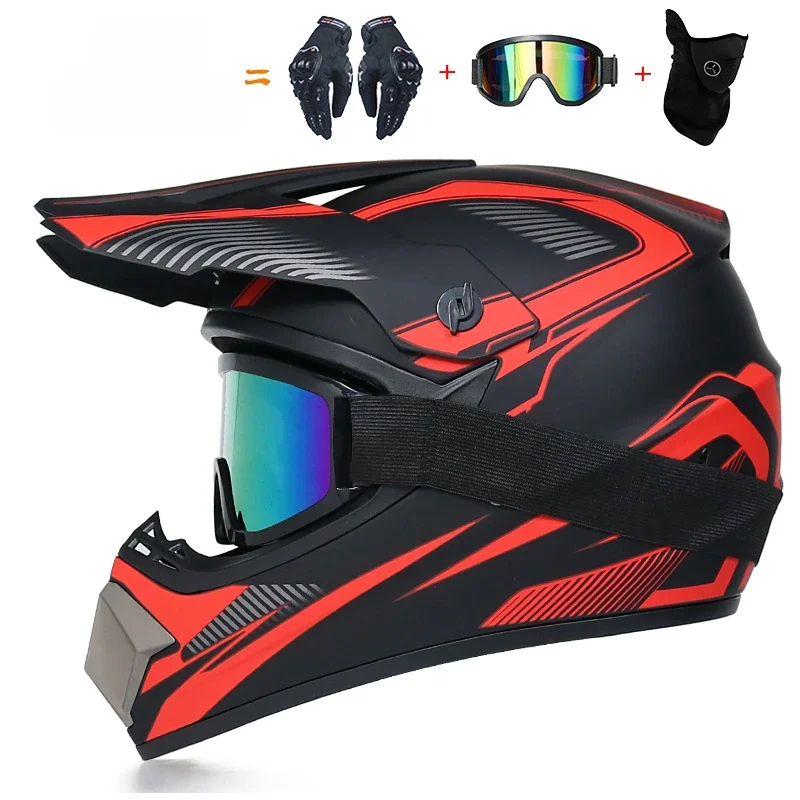 AliExpress orz Send 3 pieces gift motorcycle helmet children off-road helmet bike downhill AM DH cross helmet capacete motocross casco