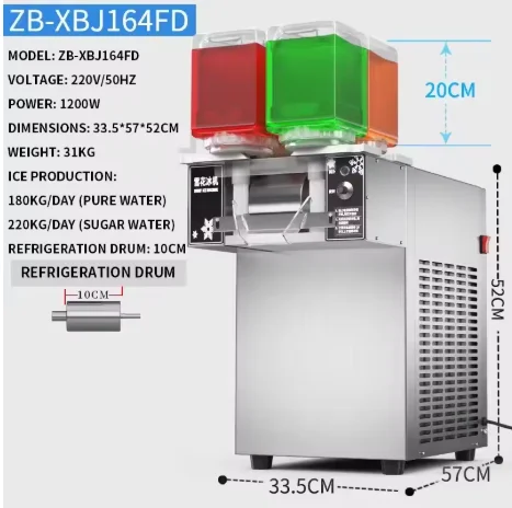 

shipped to China, ZB-XBJ164FD, 220V 50Hz, total price is 610 USD