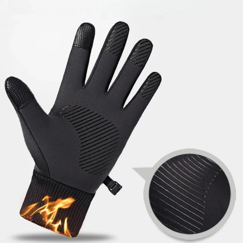 AliExpress Winter Gloves for Men Women Touchscreen Anti-Slip Palm Warm Thermal Glove for Running Cycling Motorcycle Hiking Ski Driving Work