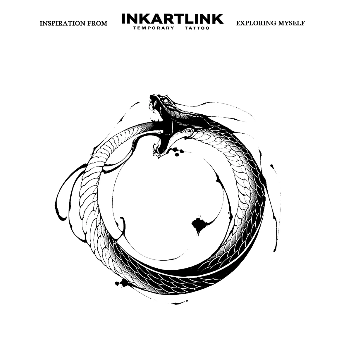 Adesivo tatuaggio temporaneo serpente, tatuaggio magico impermeabile, dura fino a 15 giorni tatuaggio finto, tatuaggio semipermanente