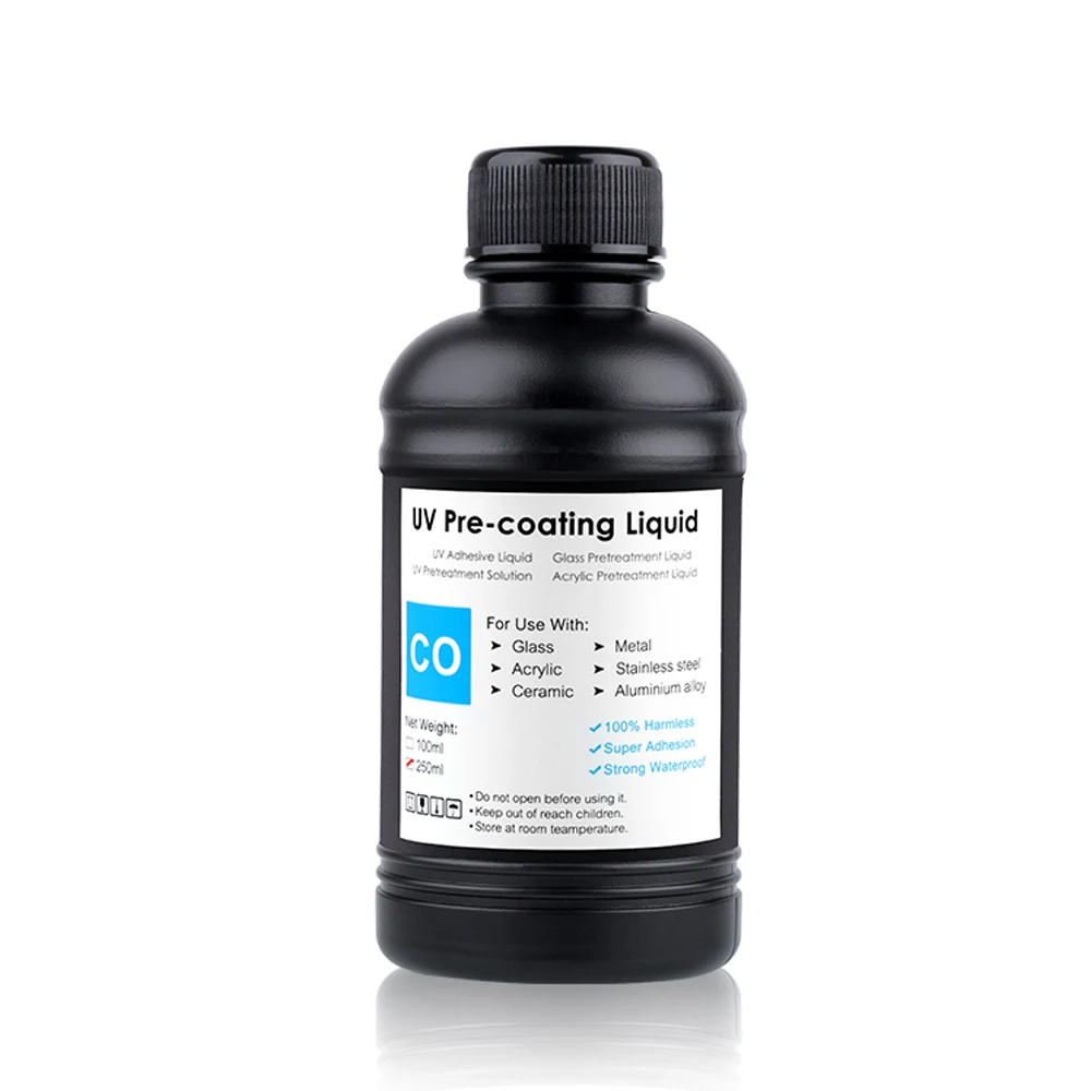 250ML Podkład UV do drukarek UV Flatbed, utwardzający tusz do druku na szkle, ceramice i akrylu, płyn do powłoki UV na metal — zdjęcie produktu 7