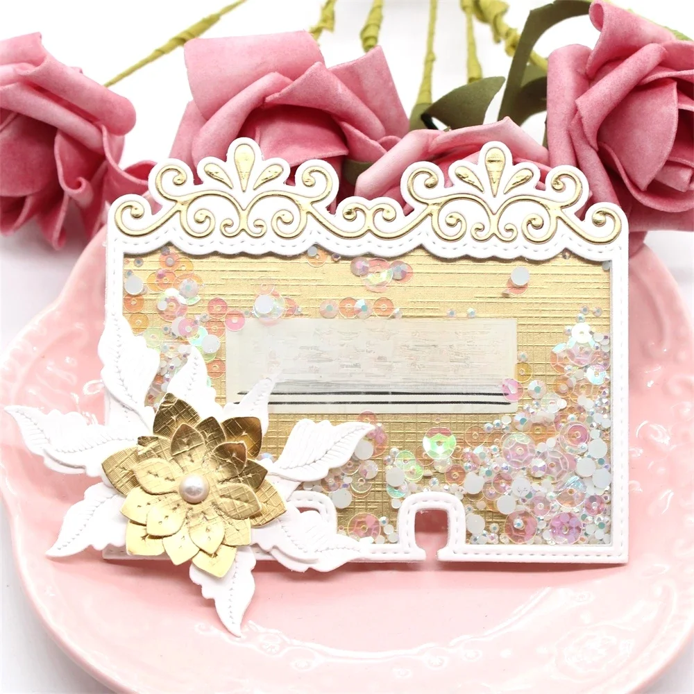 KLJUYP okrągłe pudełeczko prezentowe zestaw wykrojniki do metalu papier do notatnika Craft dekoracje umiera scrapbooking — zdjęcie 2