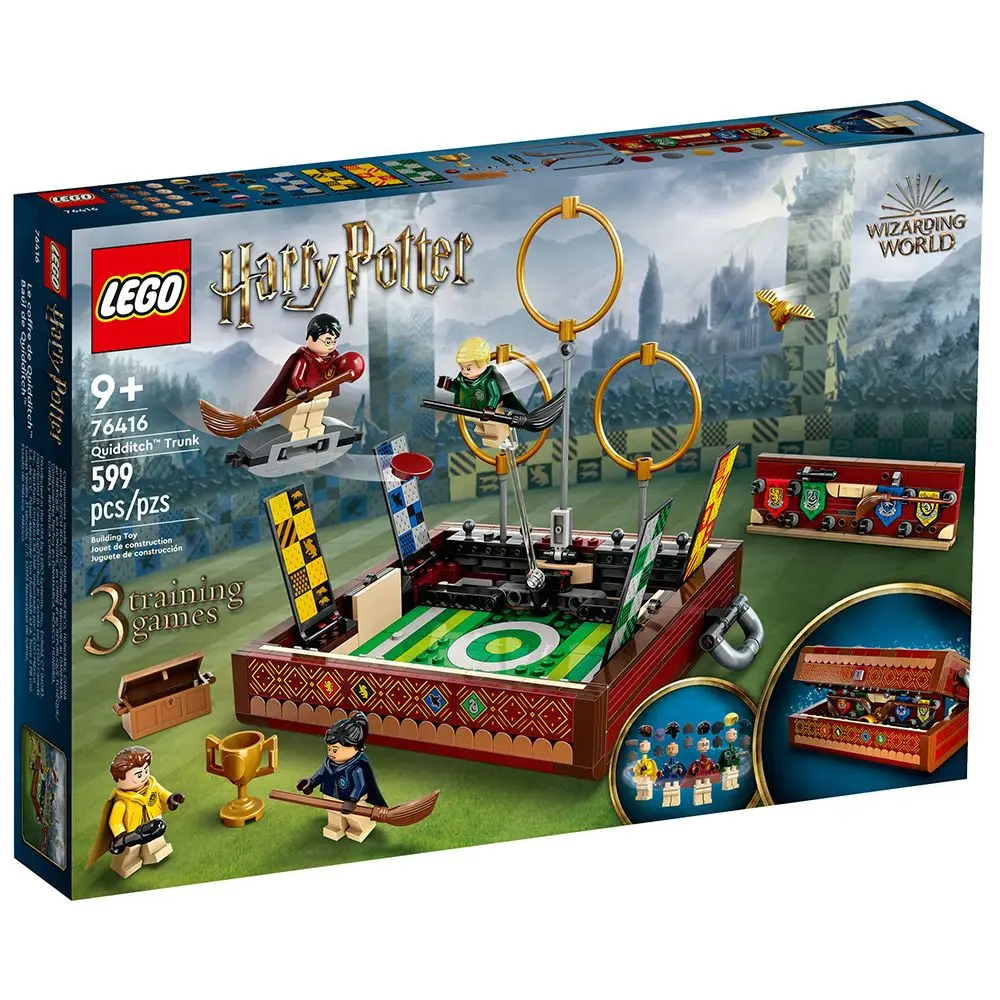 Lego Harry Potter Quidditch Trunk, 76416, Toys, Boys, Girls, Blocks, Parts, Original, Store, Official License, New, Bricks, Bricks, Gift, Man, Women, Adult