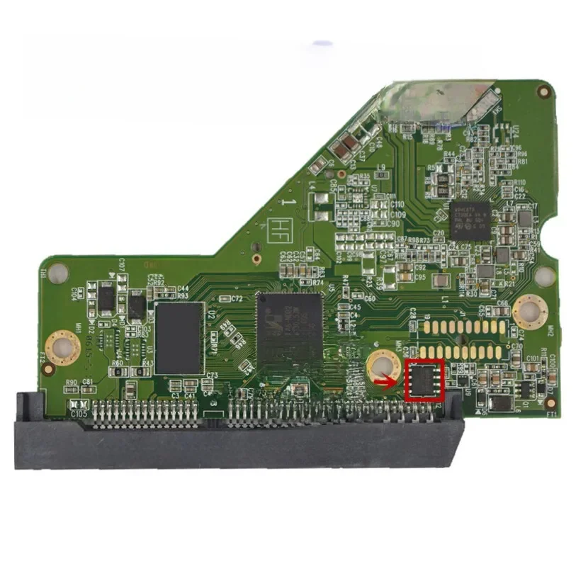 2060-771945-002 REV A, WD20EFRX WD30EZRX WD10EURX WD30EURX Płytka PCB dysku twardego / 2060 771945 002 / 771945-F02, 771945-E02 -H02 — zdjęcie 2