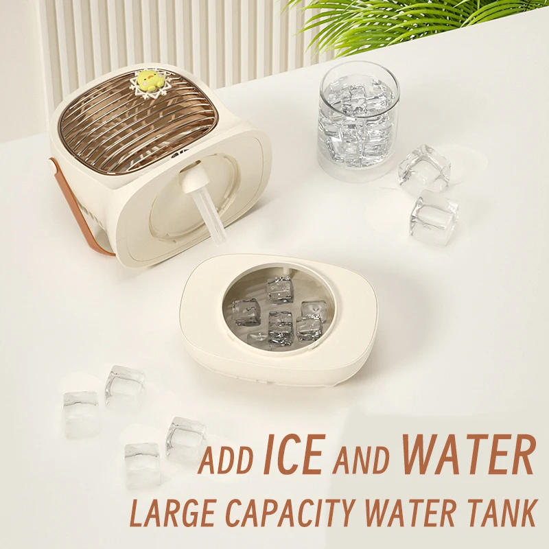 Leuke Mini Usb Desktop Stille Ventilator Draadloze Draagbare Home 3-Speed Elektrische Ventilator Met Luchtbevochtiger Water Sproeier