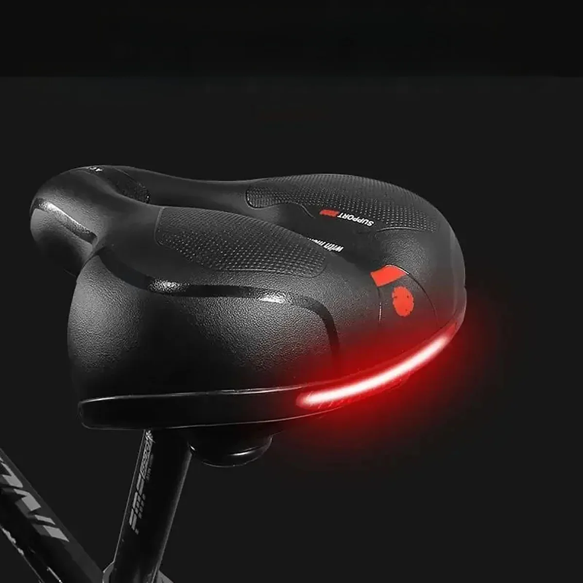 AliExpress NONE Bike seat Mountain bike seat Soft ultra-soft cushioned saddle Thickened comfortable butt cushion Waterproof seat cushion univers