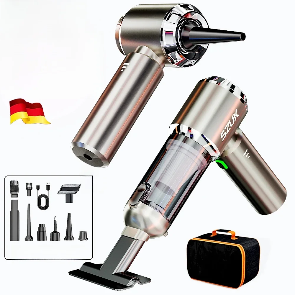 SZUK C012 985000Pa Car Vacuum Cleaner Portable Handheld Wireless Strong Suction Car Cleaner Cleaning Machine Mini Vacuum Cleaner