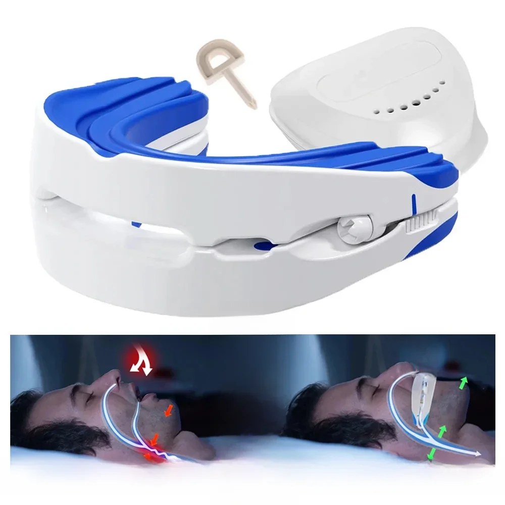 Embouchure Anti-ronflement, dispositif Anti-ronflement, protège-dents pour la nuit, protège-dents réglable pour dormir, pour le bruxisme, arrêter le ronflement