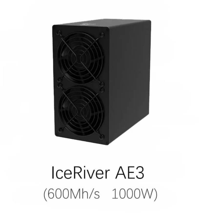 

NEW ICERIVER AE3 600MH/S 1000W ALEO Miner 100-240V with PSU