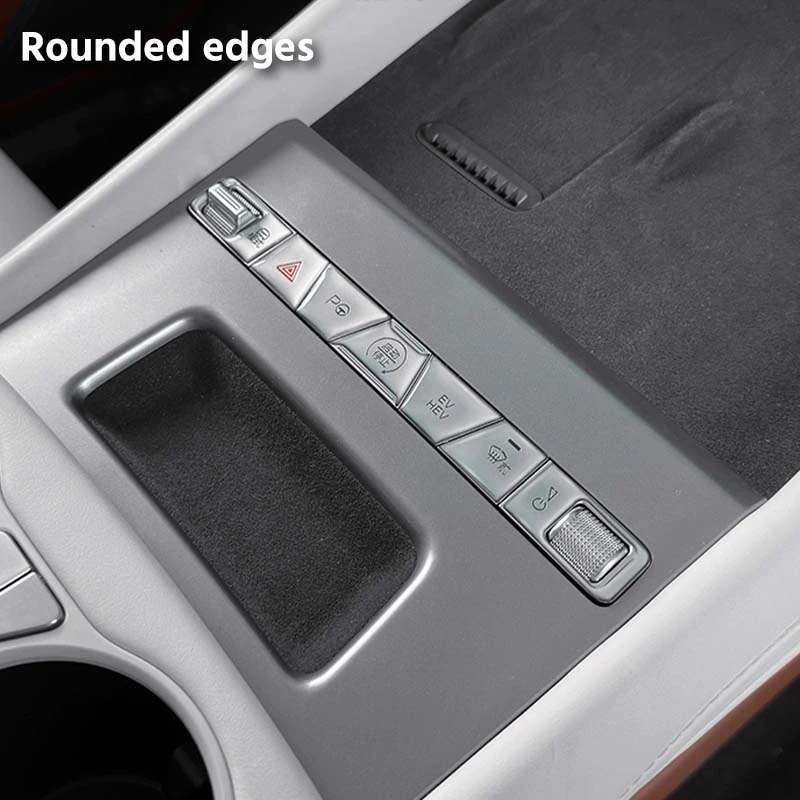 ل Byd Yuan Plus Atto 3 2025 سيارة التحكم المركزي زر ملصق خدش ارتداء مقاومة واقية غطاء شفاف قذيفة