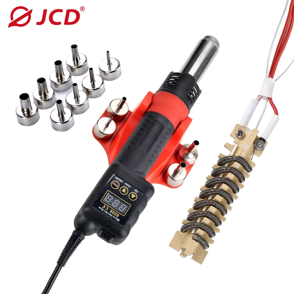 JCD 750W Micro Hot Air Gun Soldering Welding Rework Station LED Digital For Phone BGA SMD PCB IC Repair Welding Tools Heat Gun