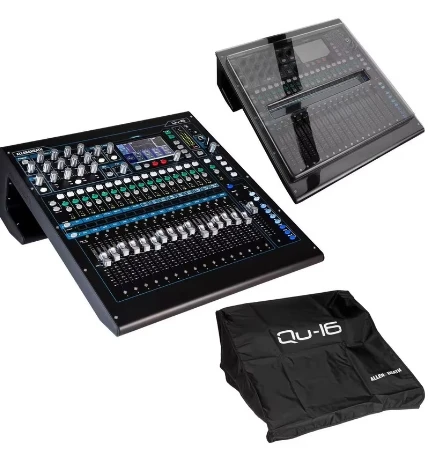 1000% ORIGINAL BUY 2 GET 1 FREE NOW!!! Allen & Heath Qu 16 Digital Mixer Recorder Kit with Dust Cover & Decksaver