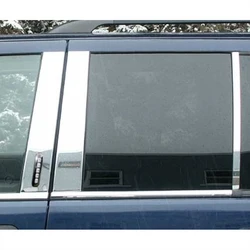 Fit For Ford Explorer Sport Trac 2007 2008 2009 2010 Silvery Pillar Posts Window Side Door Window Moulding Cover Accessories