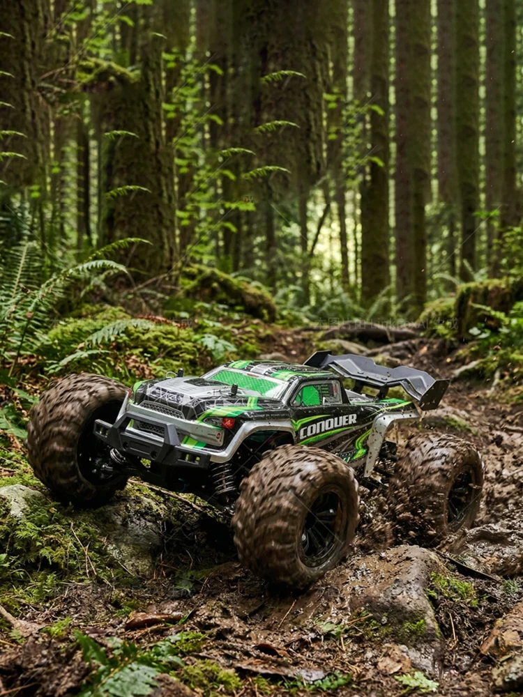 16101 1/16 Hochgeschwindigkeits-RC-Driftauto mit LED-Lichtern, 50 km/h, 4WD; 16102 RC-Geländewagen; 16201 Bürstenmotor-Monstertruck Spielzeug Geschenke