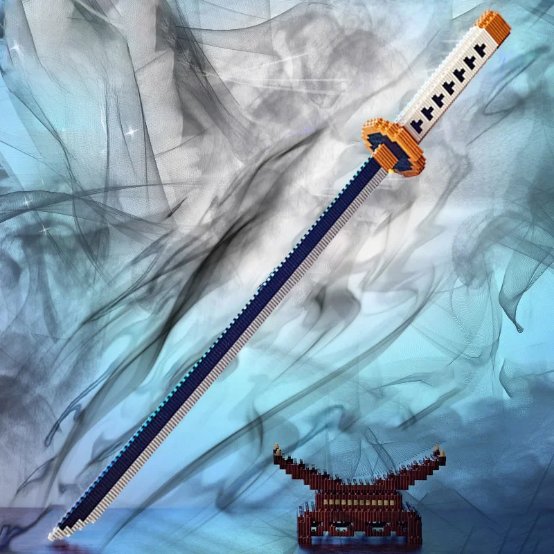 Blocs de construction d'épée de samouraï, lame Ninja Katana, Anime japonais, couteau papillon Nichirin, briques, jouets pour enfants et adultes