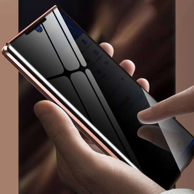 360 °   Metalowe, magnetyczne, przednie etui z zabezpieczeniem przed szpiegowaniem do Samsung Galaxy S25 S23 S24 S22Ultra Przeciwwybuchowy panel tylny HD — zdjęcie produktu 7