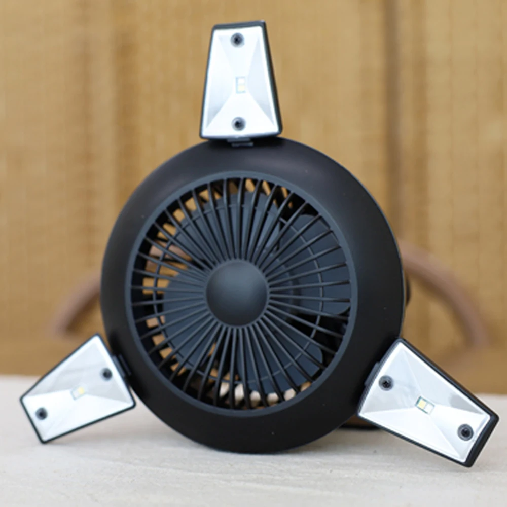 مروحة قماش القنب اللاسلكية المحمولة للتخييم من Deluce Dlf-Pcp71Nk