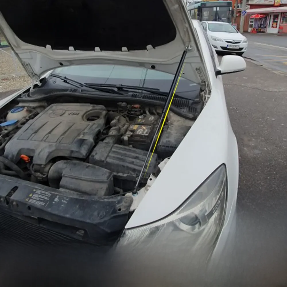 Samochodowa osłona maski silnika Amortyzator gazowy Podnośnik Drążki podporowe Hydrauliczne do Skody Octavia A5 MK2 (1Z) 2004-2013 — zdjęcie 2