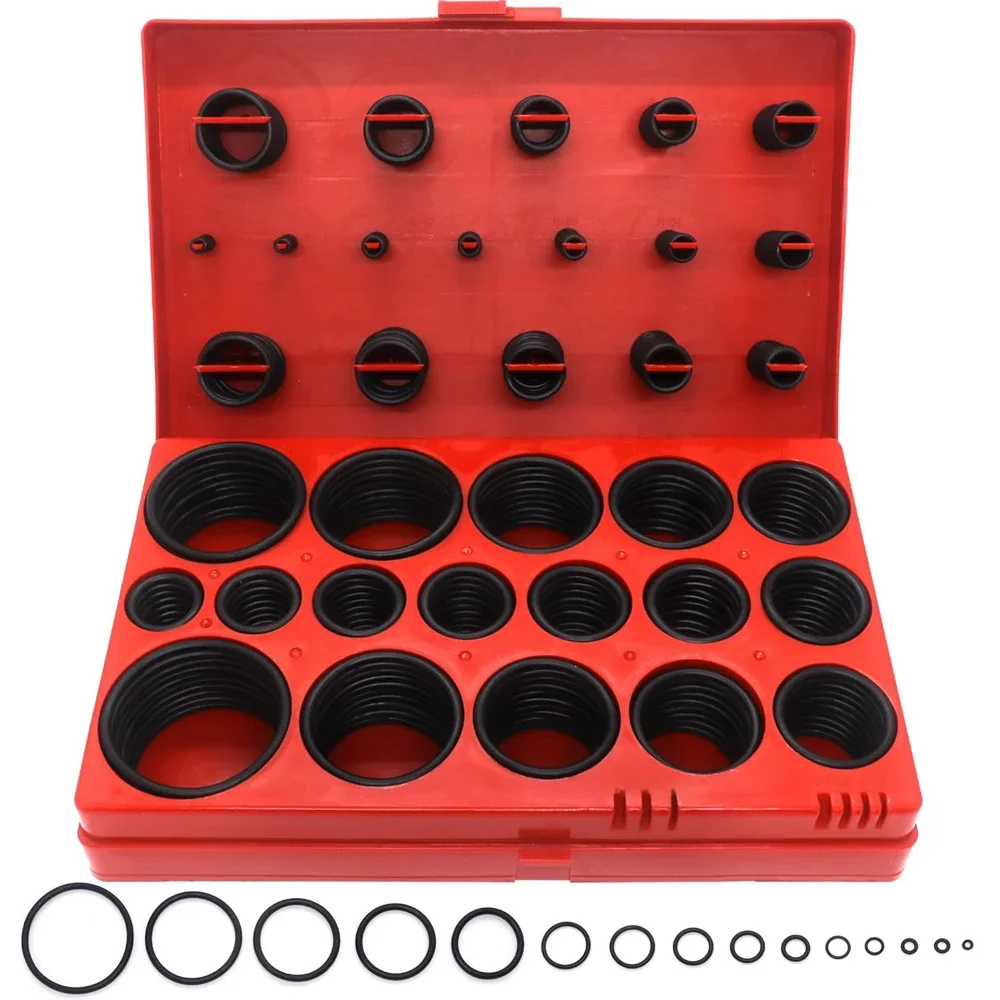 Universal Nitrilo Rubber O-Ring Sortimento Set, O-Ring, Junta de vedação para encanamento, Reparação
