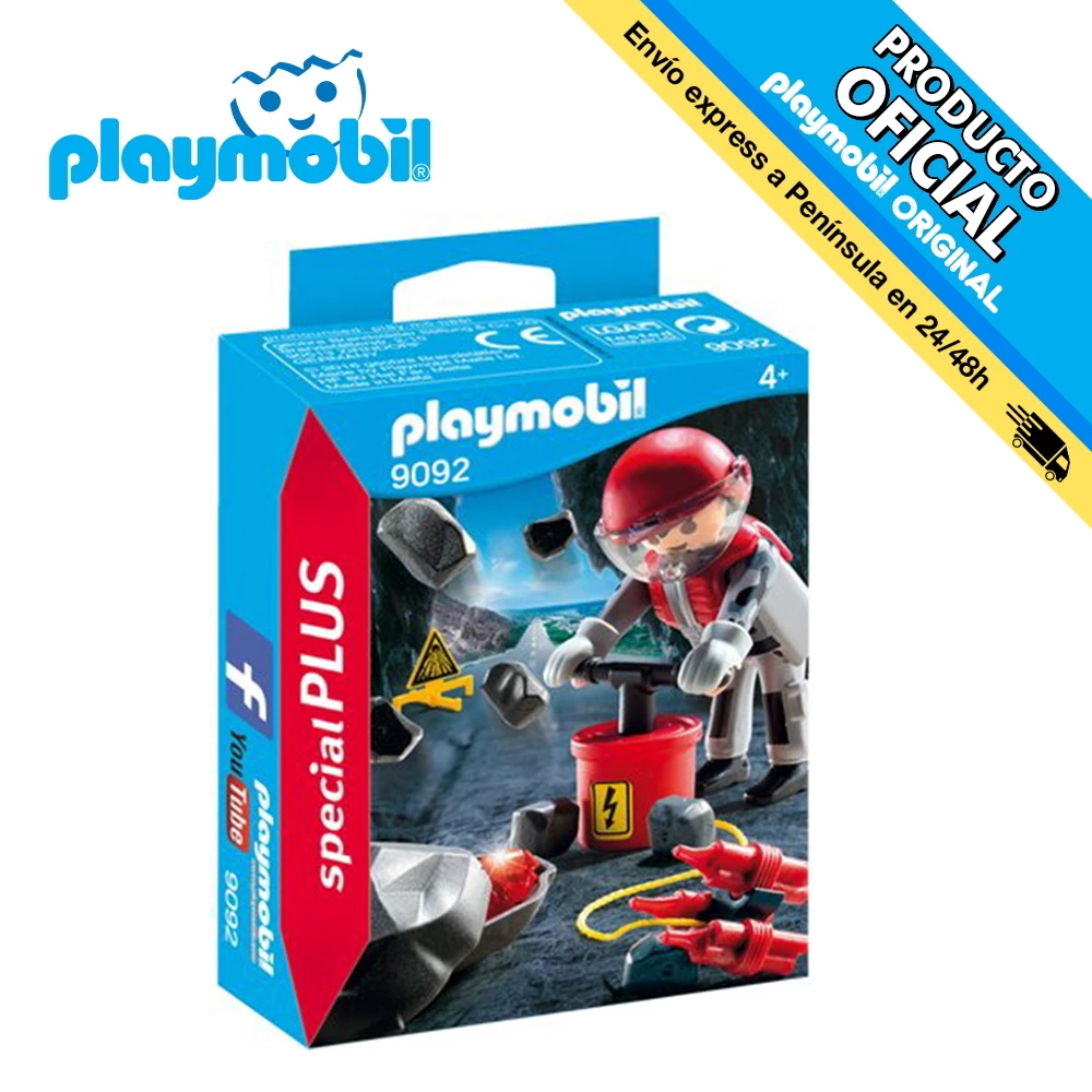 Playmobil Rock Explosion 9092 original Toys Boys Girls Gifts Collector Figures Dolls Shop With Box New Male Female Official License