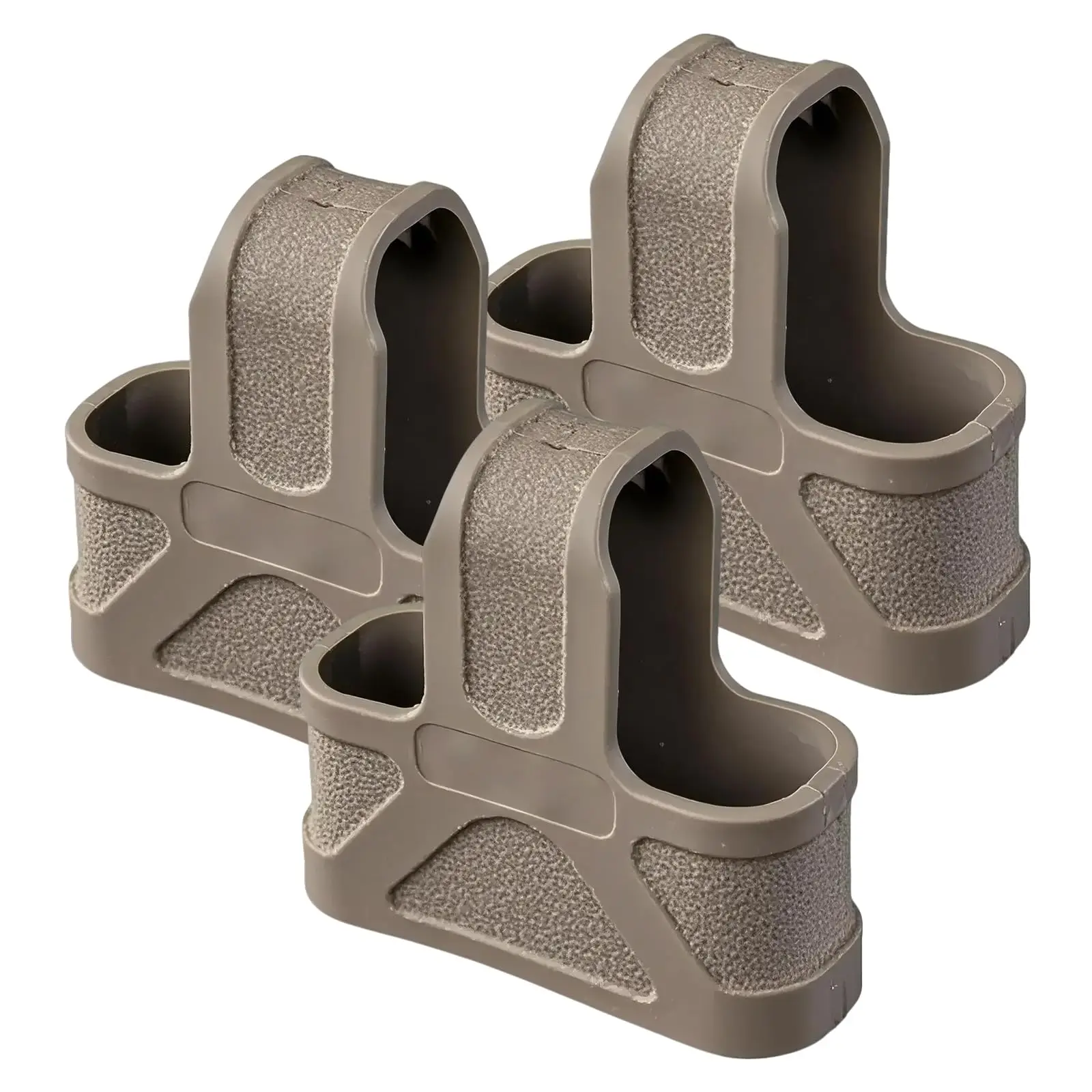 

3-Pack Tactical M4 Mag Sleeves, Shock-Absorbing Non-Slip Rubber Quick-Pull Covers for 5.56 7.62 9mm Magazinesc