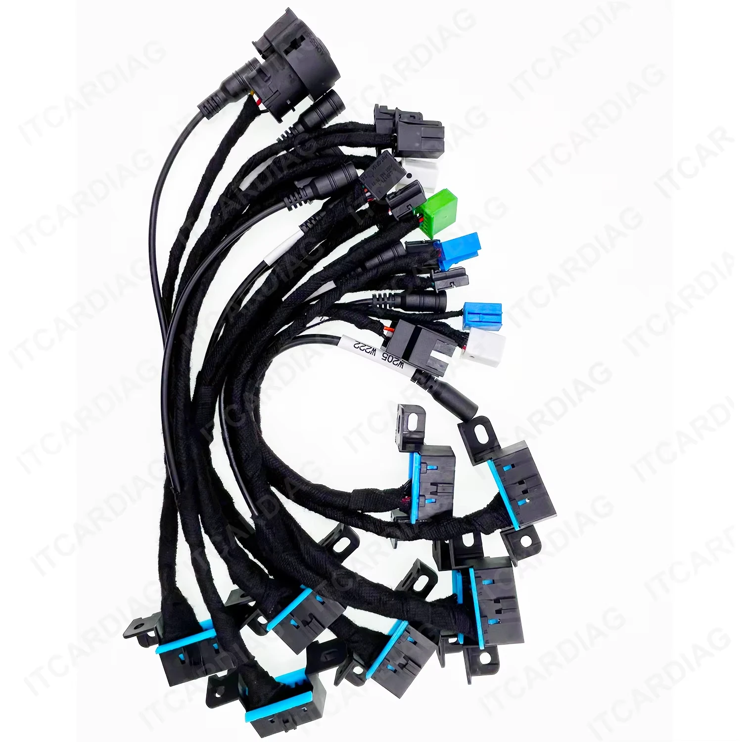 For Mercedes 8PCS EIS ELV Test Cables Set Works With VVDI MB BGA CGDI Prog M-B Detection Key Best Wire Maintenance Line Locks