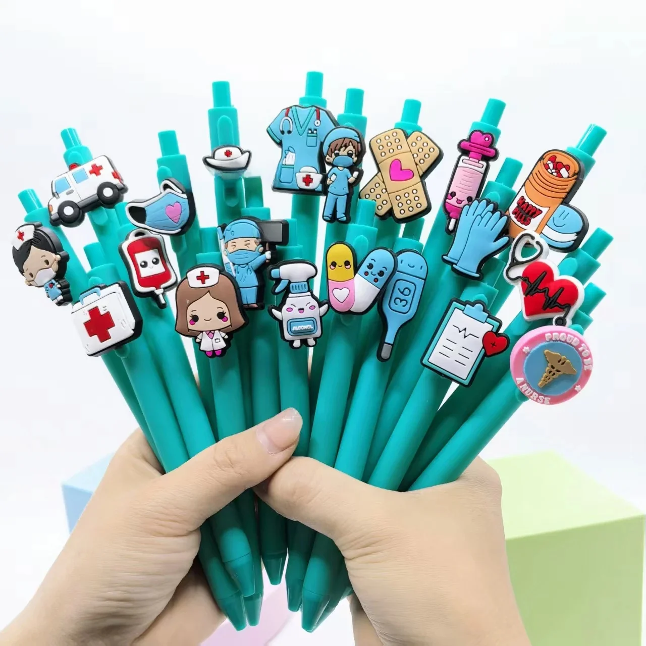 20/30PCS medische pen, verpleegster arts schrijven balpen, verpleegsterdag geschenkpen, willekeurige stijl - afbeelding 2