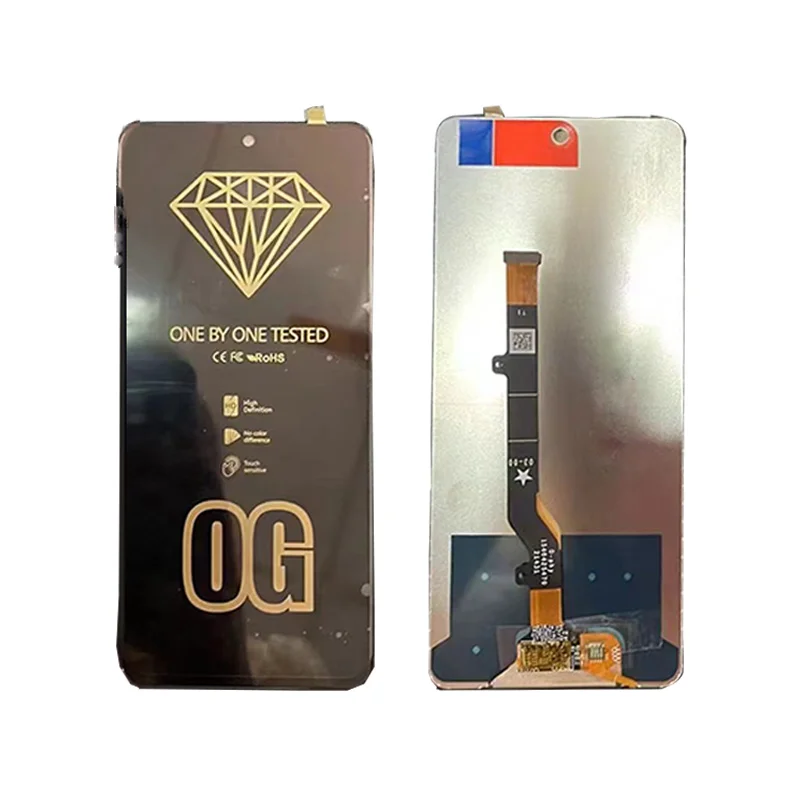 Lcd Screen For Tecno Camon 19 CI6 Display And Touch Panel Glass Digitizer Assembly Repair Parts Replacement