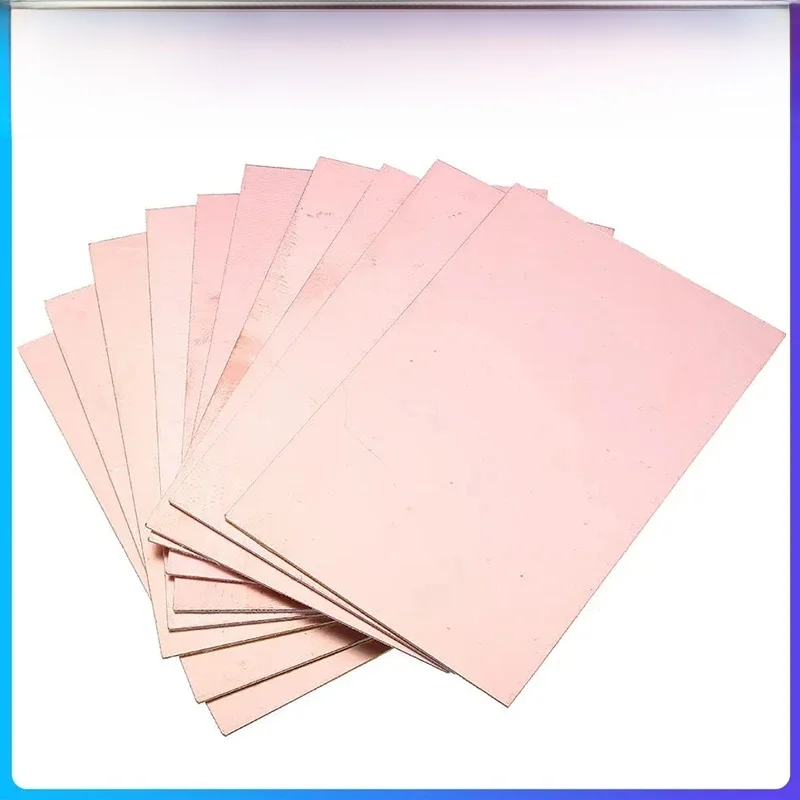 10 sztuk 10x20cm FR-4 płyta z włókna szklanego PCB jednostronna laminowana płyta obwód drukowany o grubości 0.15/0.4/0.6/0.8/1.0/1.2/2mm — zdjęcie produktu 6