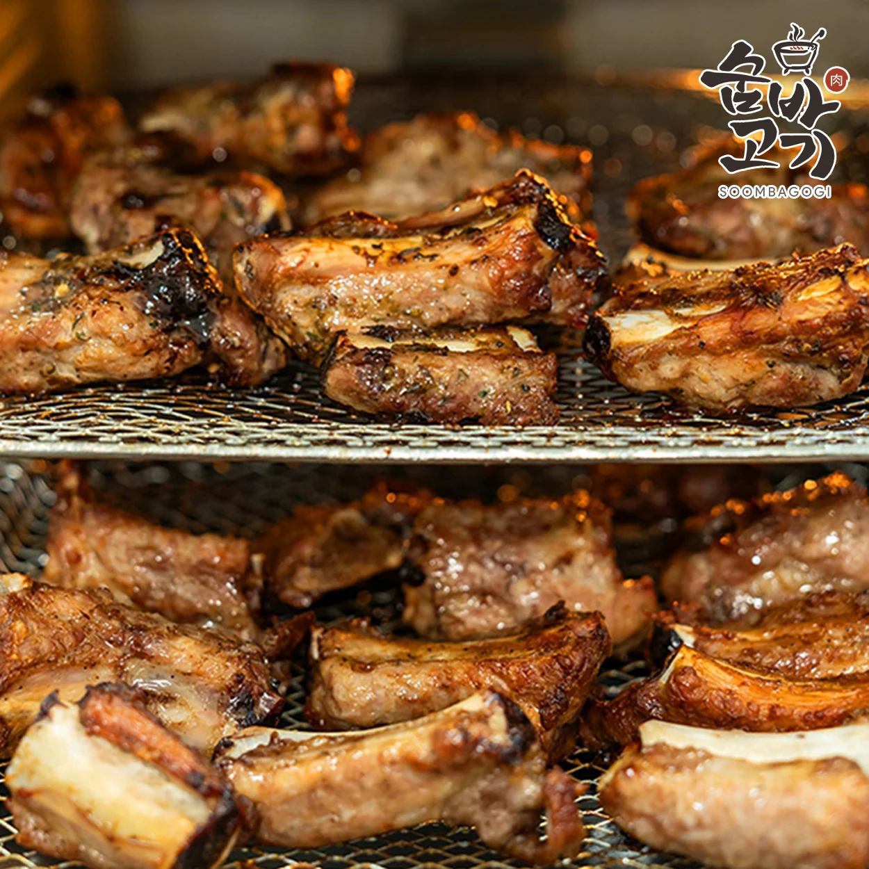 550g sisinning side ribs for Sumba meat 2 (Original flavor, herb flavor) 550g fat, seasoned side ribs 2 portions (original flavor, herb flavor) Salt-Bold Back Ribs Heavy rip Herbal flavor Logo lip Pork ribs Air Frair