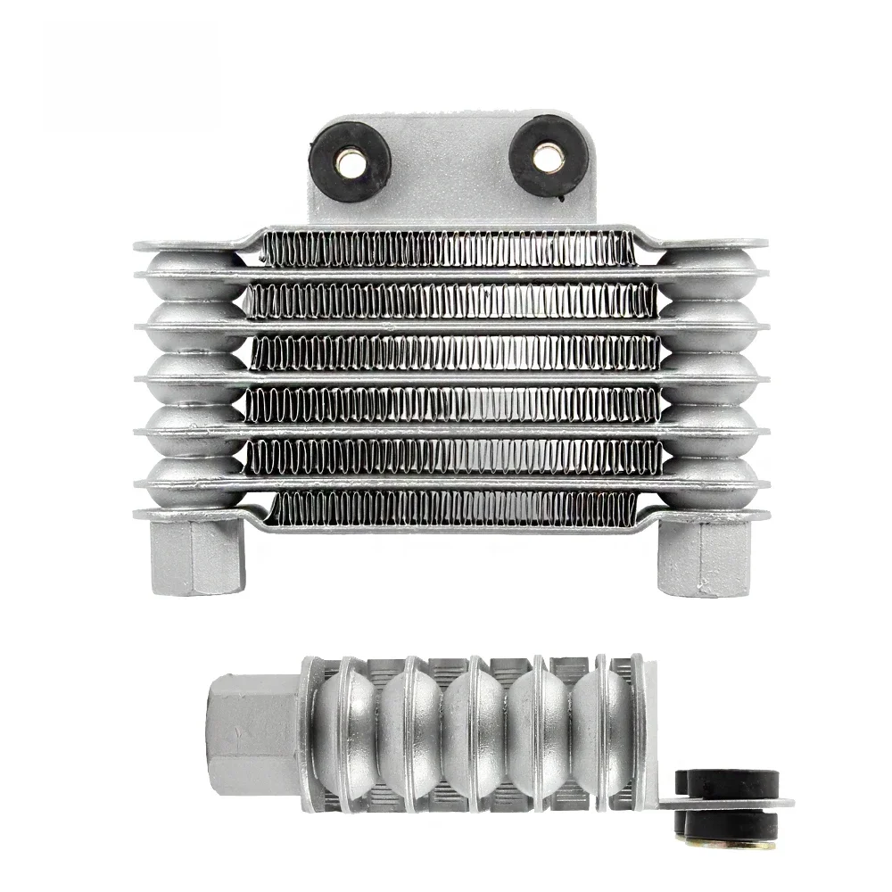AliExpress PowerMotor Universal Aluminum Motorcycle Oil Radiator Cooler For KTM Honda Yamaha Dirt Pit Bike 50-150CC Accessories M12