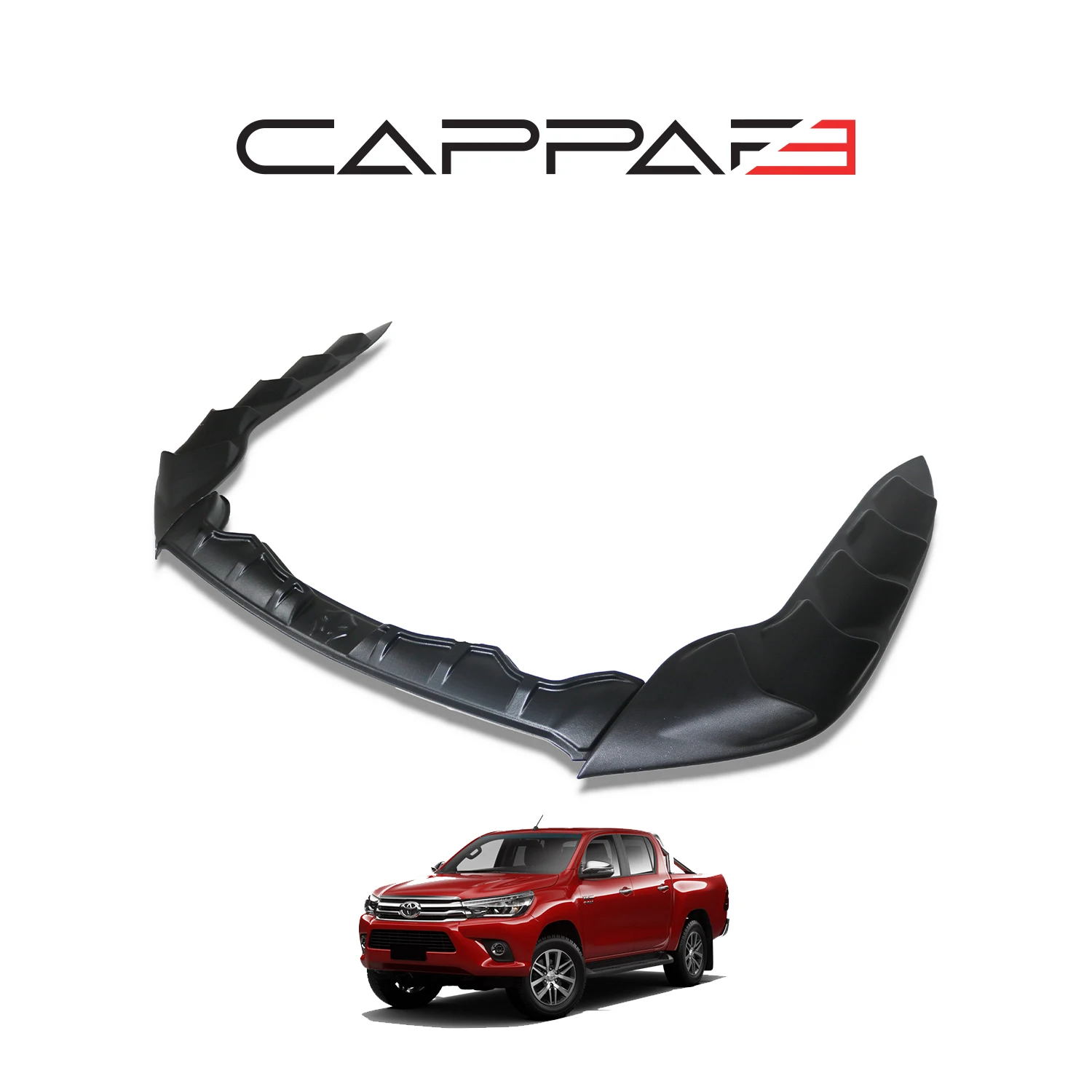 FOR TOYOTA HILUX Dragon Pack Hood Protection 2015 To 2020 Hood Protector Spoiler Front Bug Shield Deflector - Sporty Racer Wing